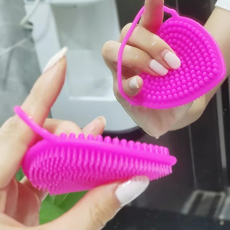 Silicon Heart Sponge, Baby Shampoo Shower Brush, Children Silicone Rubbing Mud, Massage Body Bath Brush, Kids Skin Care Nursing Bath Rubbing Supplies Silicon Heart Sponge, Baby Shampoo Shower Brush, Children Silicone Rubbing Mud, Massage Body Bath Brush, Kids Skin Care Nursing Bath Rubbing Supplies